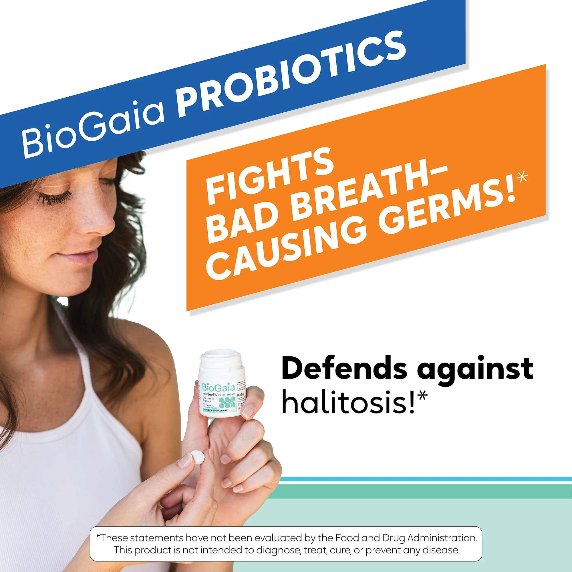 BioGaia Prodentis® Fresh Breath - Probiotic Lozenges w/ Zinc - Image 5