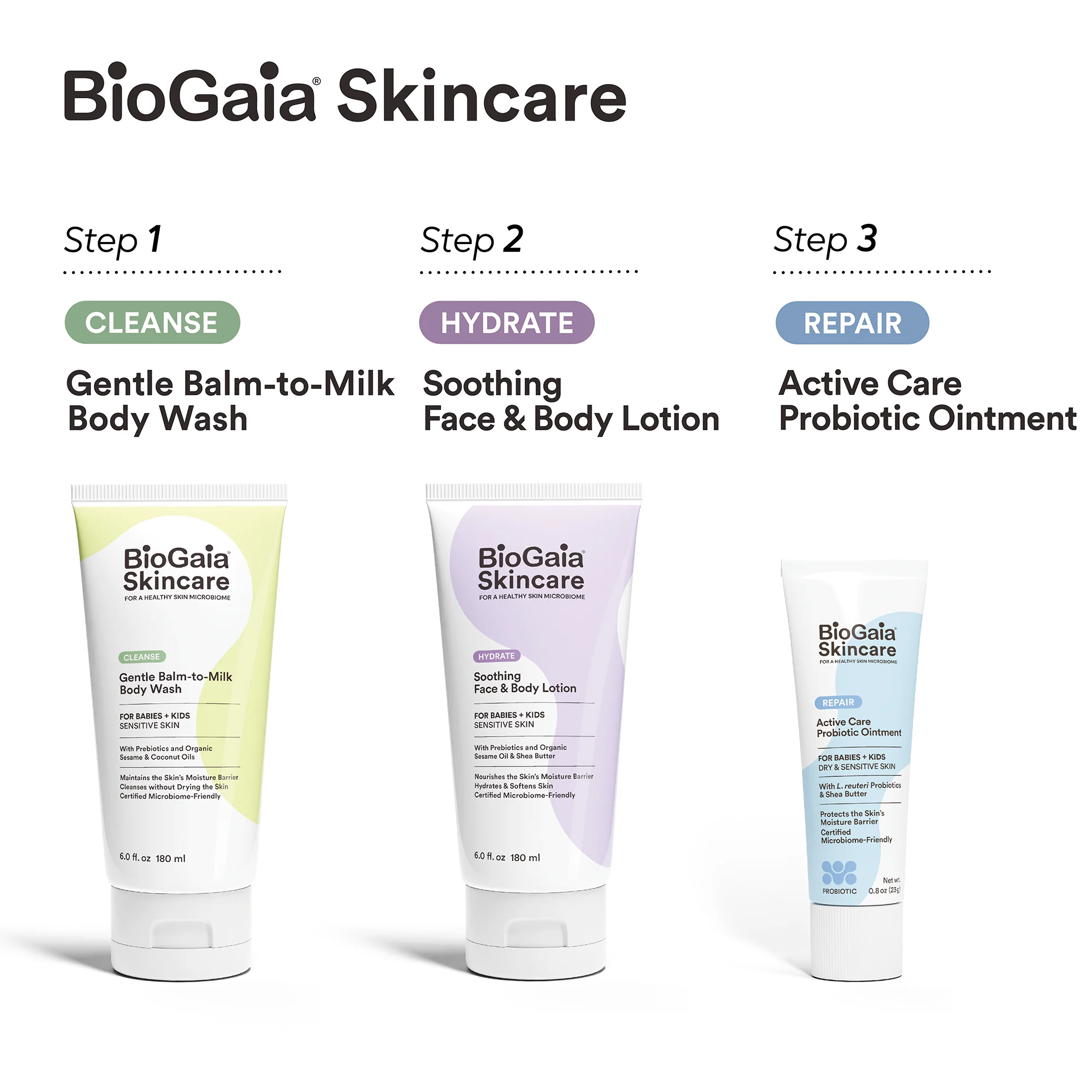 BioGaia Gentle Balm-to-Milk Body Wash - Image 8