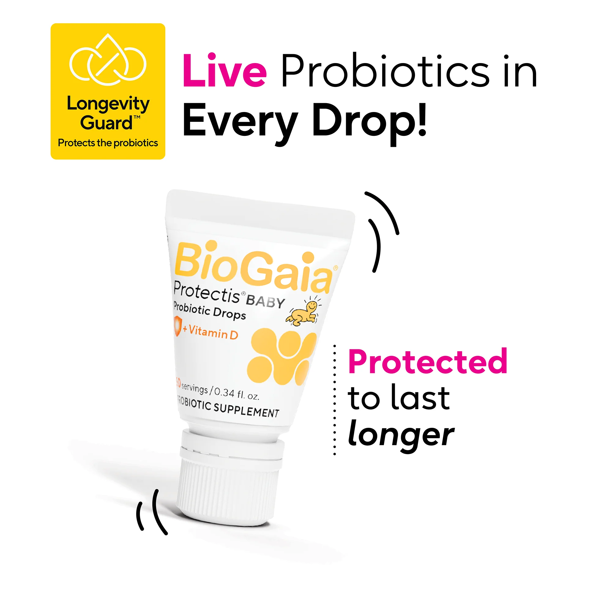 BioGaia Protectis® BABY with Vitamin D - Probiotic Drops - Image 5
